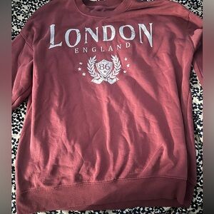 London England crew sweatshirt size M